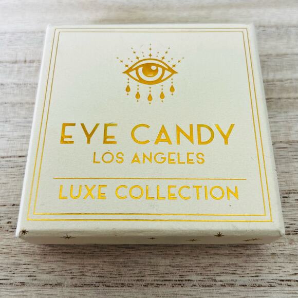 New Eye Candy LA Sidra Peacock Feather Earrings - Picture 4 of 5